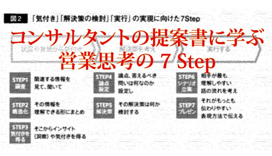 コンサルタントの提案書に学ぶ 営業思考の 7 Step 〜その⑦ - GiXo Ltd.