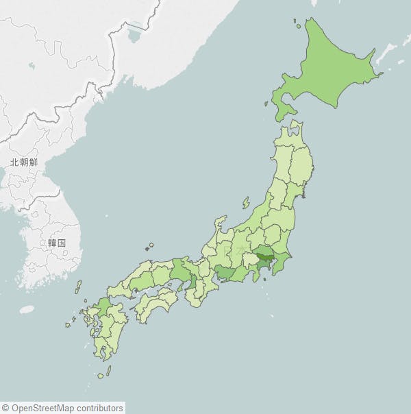 色塗りマップが日本の郵便番号に対応 Tableau Desktop 9 2 新機能紹介 1 Gixo Ltd