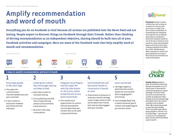 Amplify recommendation and word of mouth