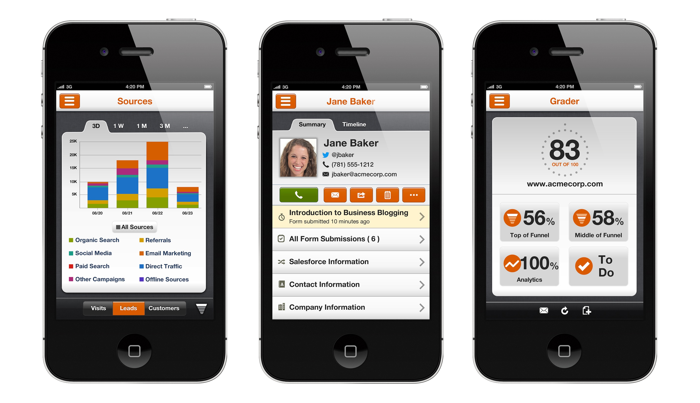HubSpot iPhone App 2.0