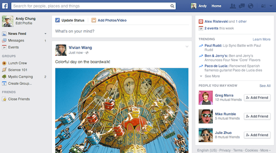 ニュースフィード