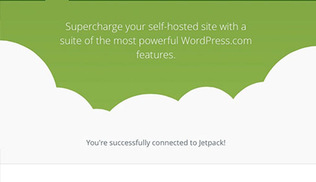 The new UI for Automattic's JetPack plugin
