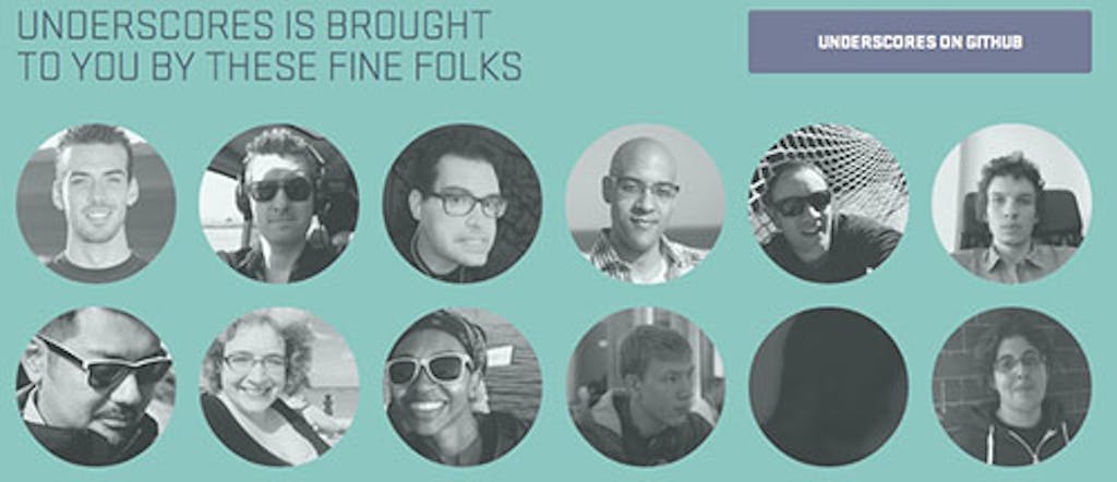 The many contributors to Underscores, a starter theme for WordPress.