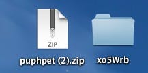 The next step is to unzip your folder.