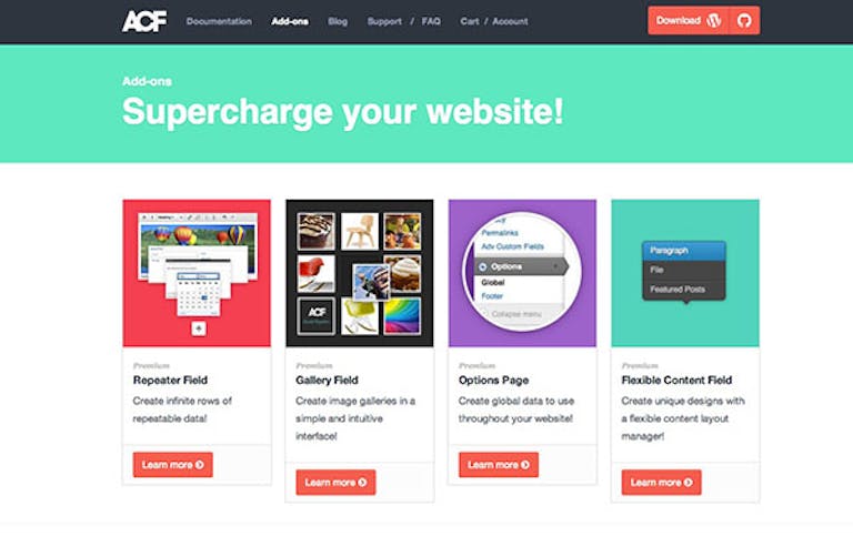 Addons available for Advanced Custom Fields