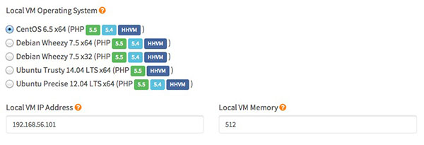 The next step is to select CentOS as our linux operating system.
