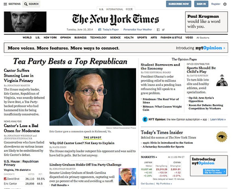 The New York Times uses WordPress