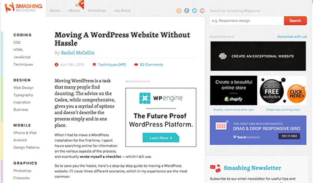 Smashing Magazine has a best practices article about moving a WordPress site.