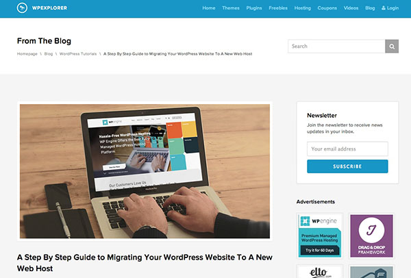 The next and last step is to make sure that your WordPress site is transferred correctly.