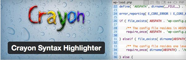 The Crayon Syntax Highlighter plugin