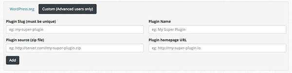 Add your own custom plugins