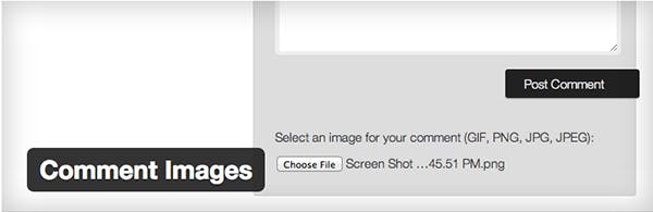 A simple plugin that allows users to upload images