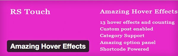 Amazing hover effects plugin