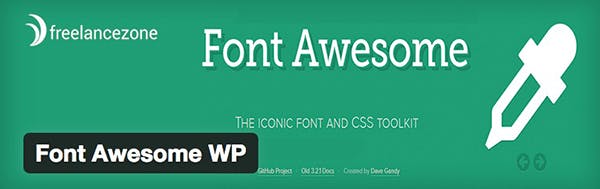The Font Awesome WP plugin