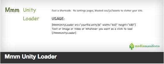 Mmm Unity Loader plugin thumbnail
