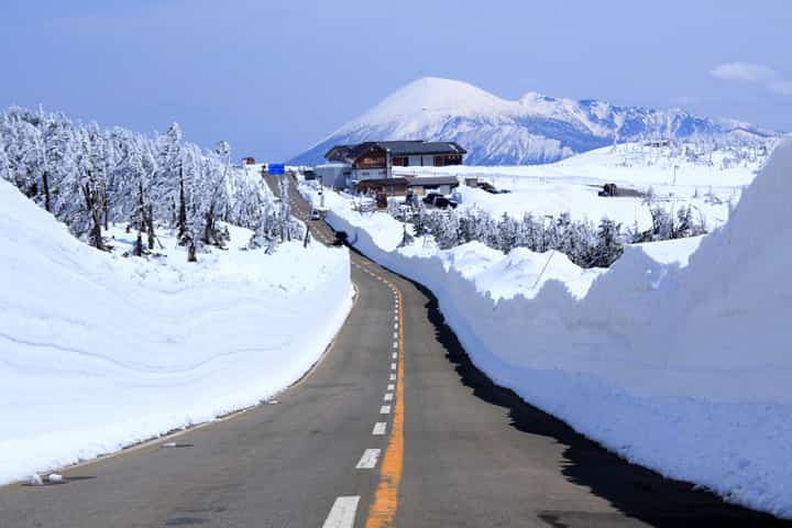 視界を覆う雪の壁！一度は走ってみたい「雪の回廊」ドライブスポット