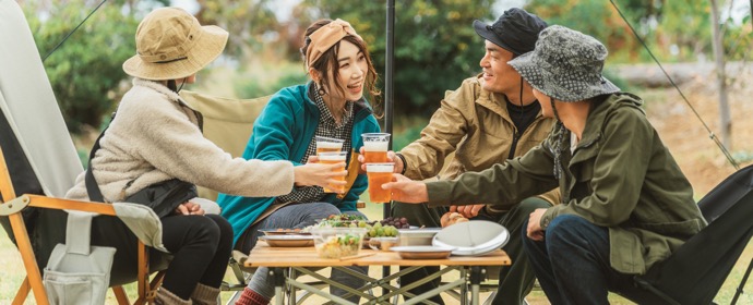 日帰りグランピングはクルマで快適に！スポット選びと節約のポイント